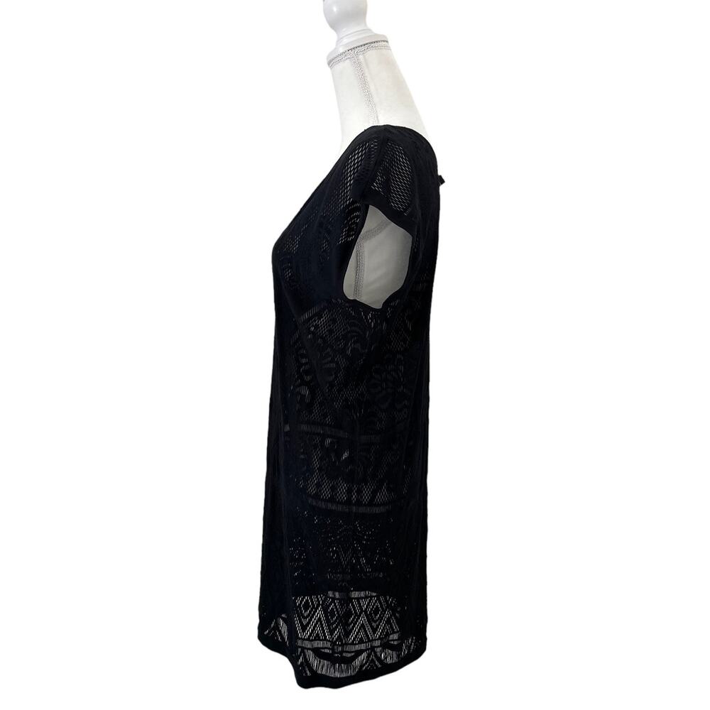 JETS Swimwear by Jessika Allen Intrigue Black Cover Up Dress Size 10 Medium - Picture 5 of 10